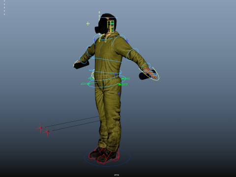 Graffiti Male Model 3D