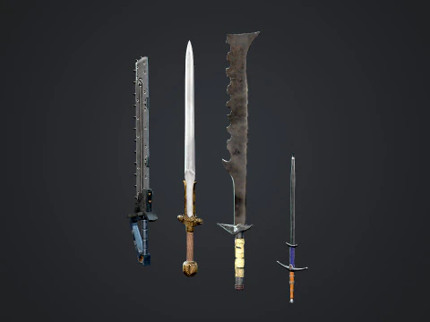 Swords 3D Model