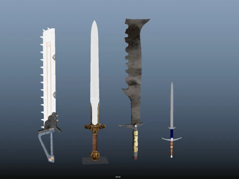 Swords 3D Model