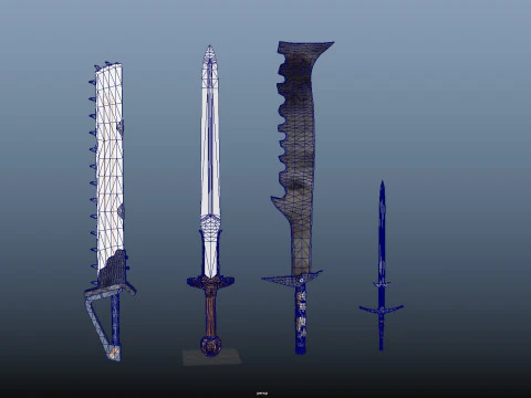 Swords 3D Model