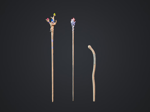 Staffs Model 3D