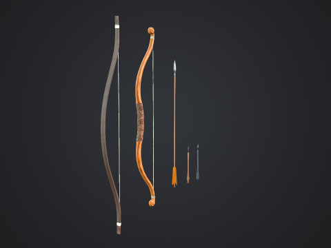 Bows And Arrows 3D Model
