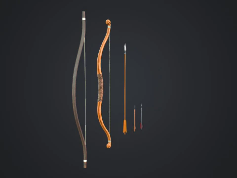 Bogen En Pijlen 3D Model