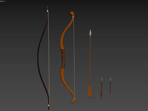 Bows And Arrows 3D Model