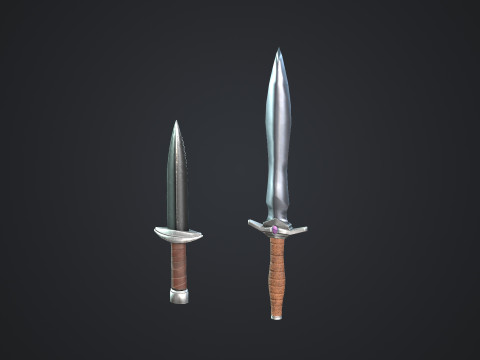 Daggers 3D Model