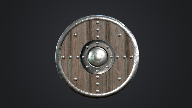 Shield 3D Model .c4d .max .obj .3ds .fbx .stl .blend 
