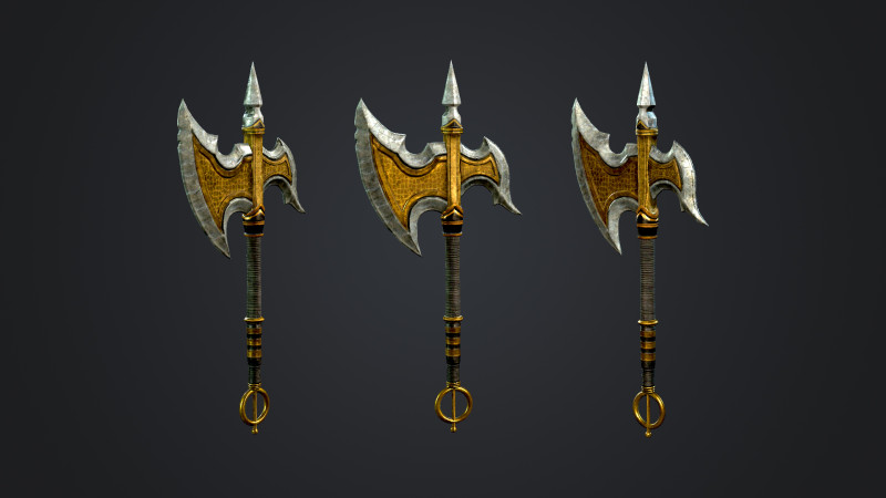 Axe Modello 3D .c4d .max .obj .3ds .fbx .stl .blend 