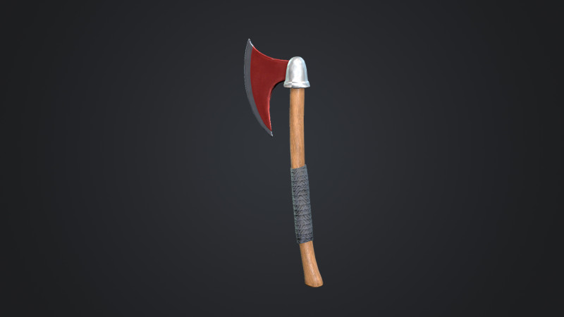 Axe Modèle 3D .c4d .max .obj .3ds .fbx .stl .blend 