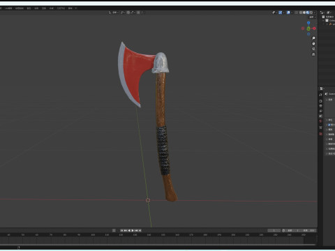 Axe Modèle 3D