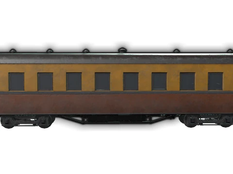 Coach Vagon 3D Model
