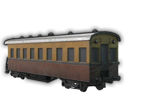 Coach Vagon 3D Model
