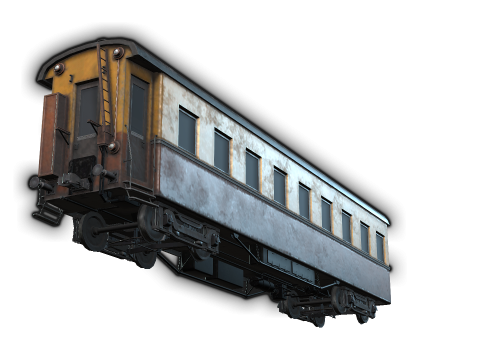 Coach Vagon 3D Модель