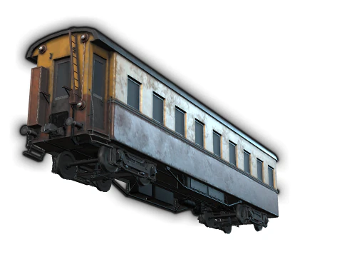 Coach Vagon 3D Model