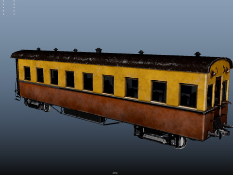 Coach Vagon 3D Модель