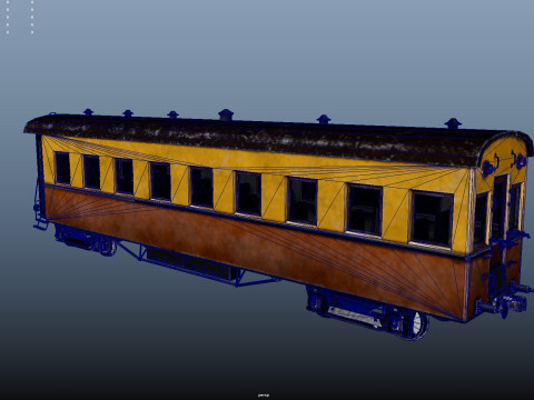 Coach Vagon 3D Модель