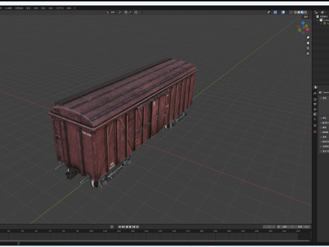 Freight Vagon 3D 모델