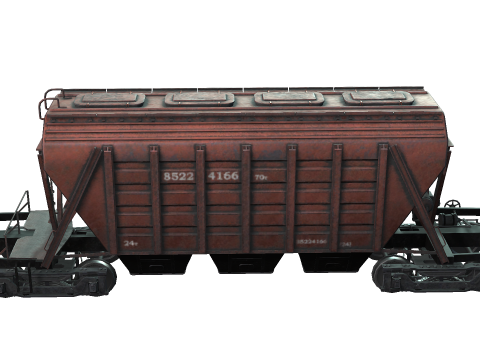 Hopper Vagon 3D Модель
