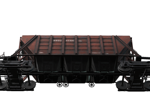 Hopper Vagon 3D Модель