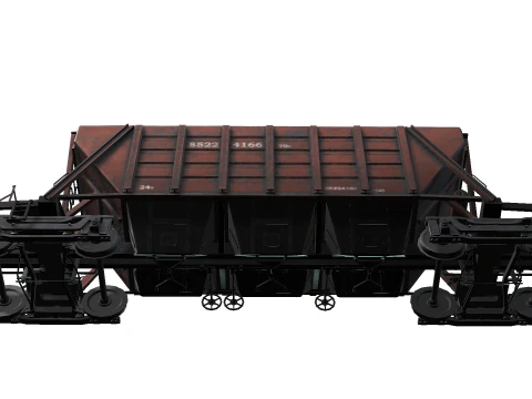 Hopper Vagon 3D Model