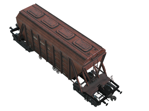 Hopper Vagon 3D Модель
