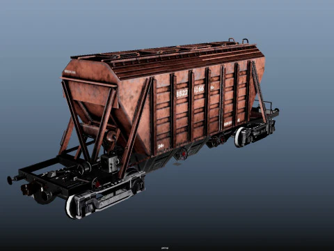 Hopper Vagon 3D Model