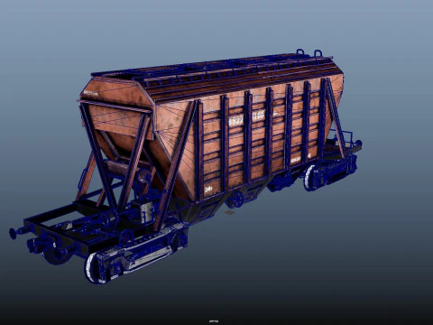 Hopper Vagon 3D Model