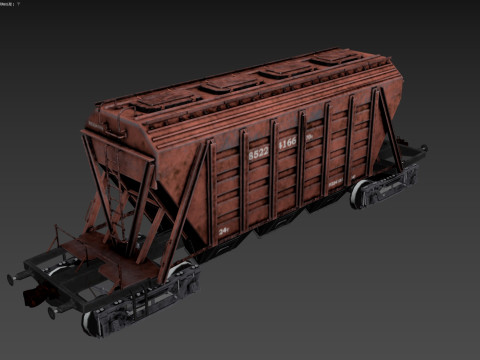 Hopper Vagon 3D Модель