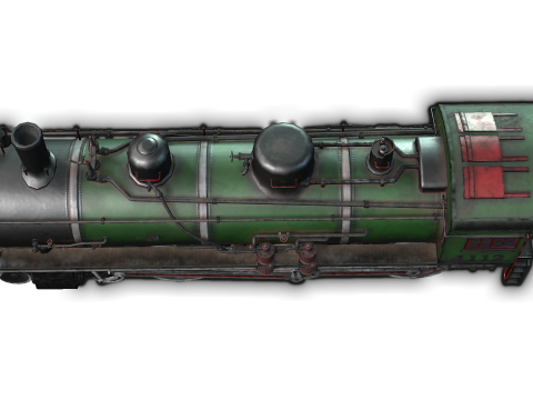 Locomotive Modello 3D