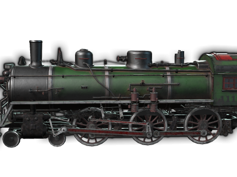 Locomotive Modello 3D