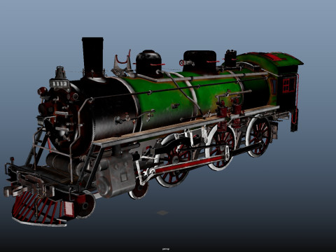 Locomotive Modello 3D