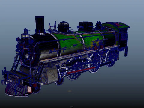 Locomotive 3D Model