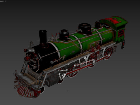 Locomotive Modello 3D