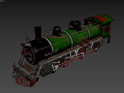 Locomotive 3D Model