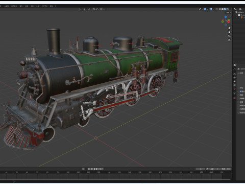 Locomotive Modello 3D