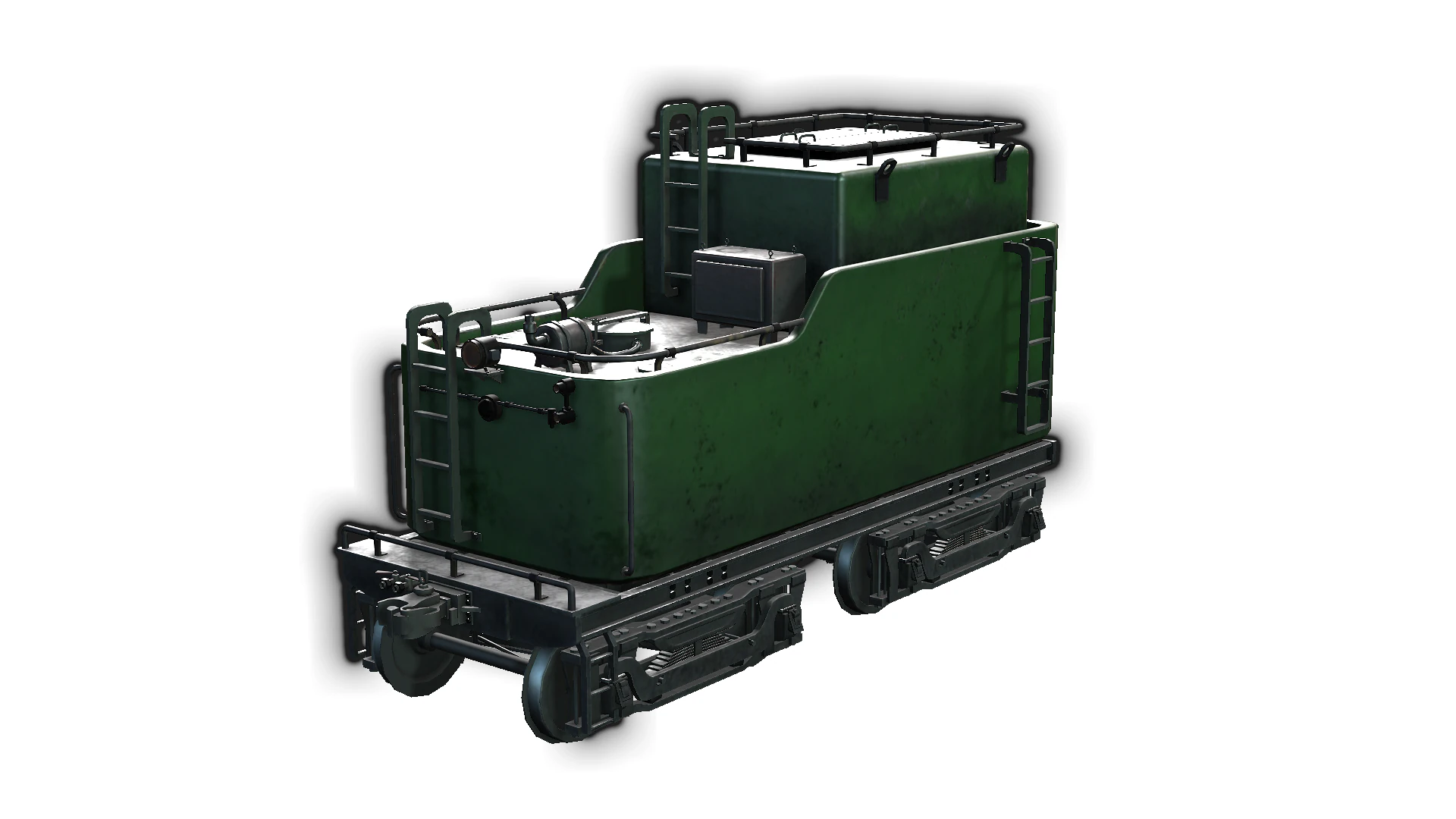 Tender Vagon 3D Model .c4d .max .obj .3ds .fbx .stl .blend 