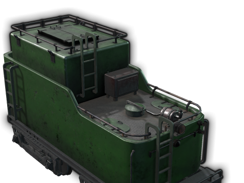 Tender Vagon 3D Модель