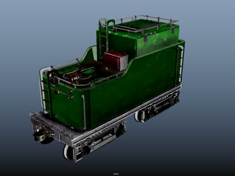 Tender Vagon 3D Модель