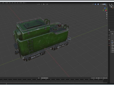 Tender Vagon 3D Модель