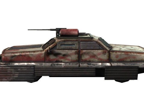Armored Car 3D Model