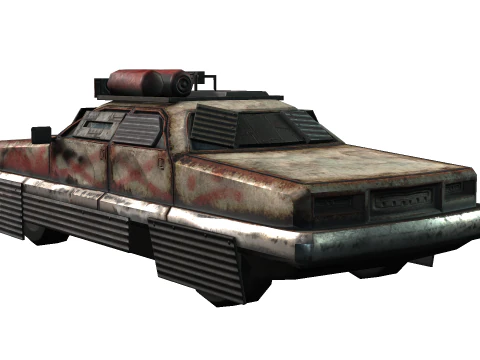Armored Car 3D Model
