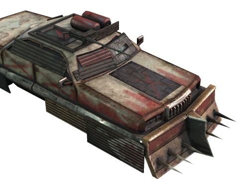 Armored Car 3D Model