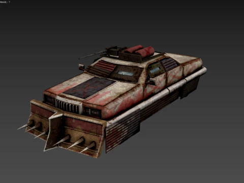 Armored Car 3D Model