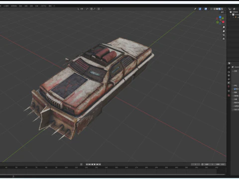 Armored Car 3D Model
