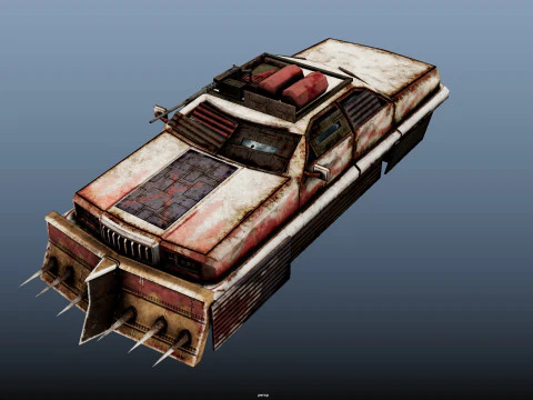 Armored Car 3D Model