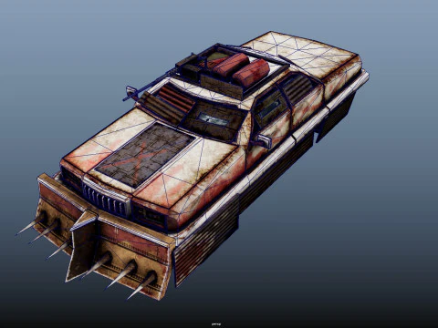 Armored Car 3D Model