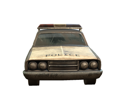 Car Police 3D Model