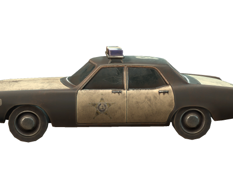 Car Police 3D Model