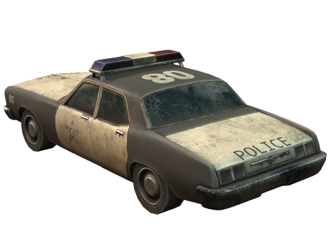 Car Police 3D Model