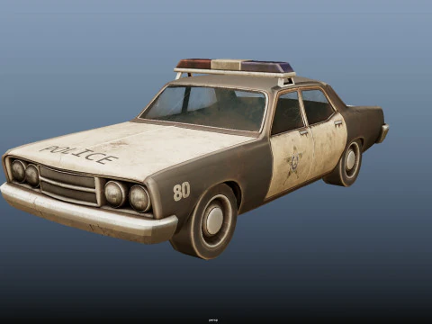 Car Police 3D Model