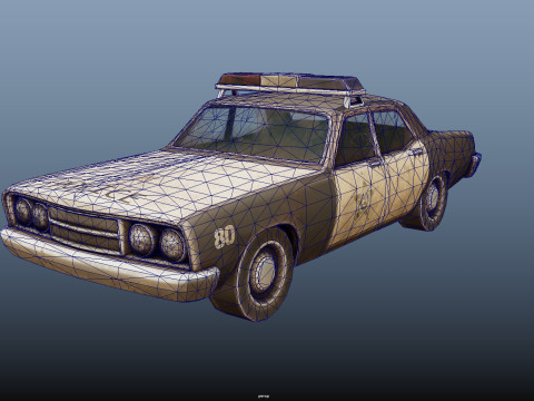 Car Police 3D Model